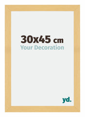 Mura MDF Cornice 30x45cm Faggio Decorativo Davanti Dimensione | Yourdecoration.it