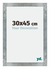 Mura MDF Cornice 30x45cm Ferro Spazzato Davanti Dimensione | Yourdecoration.it