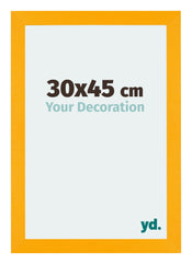 Mura MDF Cornice 30x45cm Giallo Davanti Dimensione | Yourdecoration.it