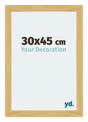 Mura MDF Cornice 30x45cm Pino Decorativo Davanti Dimensione | Yourdecoration.it