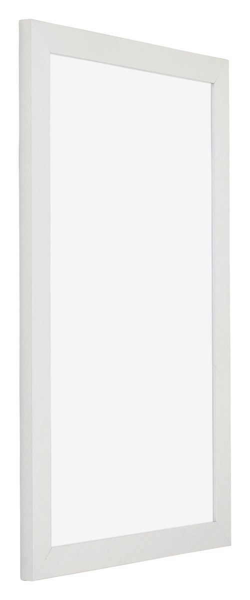 Mura MDF Cornice 30x50cm Bianco Opaco Davanti Obliquo | Yourdecoration.it