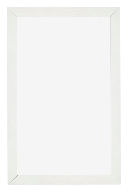 Mura MDF Cornice 30x50cm Bianco Spazzato Davanti | Yourdecoration.it