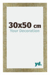Mura MDF Cornice 30x50cm Oro Antico Davanti Dimensione | Yourdecoration.it
