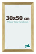 Mura MDF Cornice 30x50cm Oro Lucido Davanti Dimensione | Yourdecoration.it