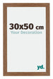 Mura MDF Cornice 30x50cm Rovere Rustico Davanti Dimensione | Yourdecoration.it