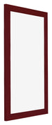 Mura MDF Cornice 30x50cm Vino Rosso Spazzato Davanti Obliquo | Yourdecoration.it