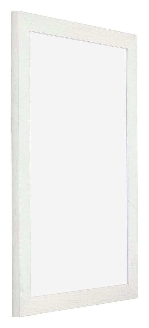 Mura MDF Cornice 32x45cm Blanco Barrido Davanti Obliquo | Yourdecoration.it