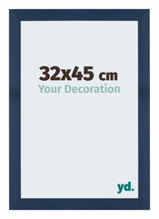 Mura MDF Cornice 32x45cm Blu Acceso Davanti Dimensione | Yourdecoration.it