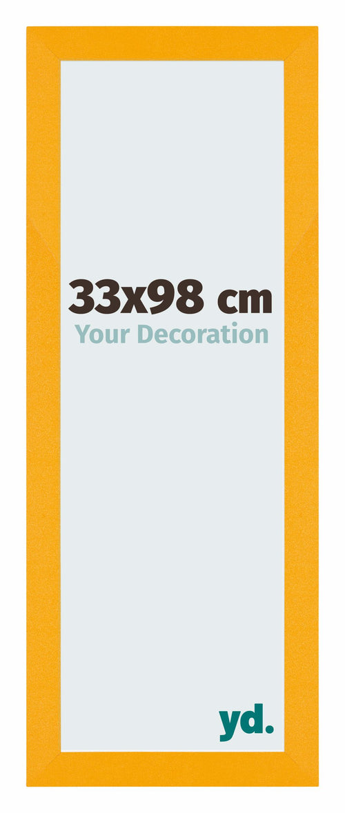 Mura MDF Cornice 33x98cm Amarillo Davanti Dimensione | Yourdecoration.it