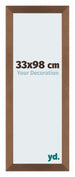 Mura MDF Cornice 33x98cm Decoración De Cobre Davanti Dimensione | Yourdecoration.it