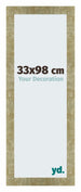 Mura MDF Cornice 33x98cm Dorado Antiguo Davanti Dimensione | Yourdecoration.it