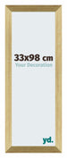 Mura MDF Cornice 33x98cm Dorado Brillante Davanti Dimensione | Yourdecoration.it