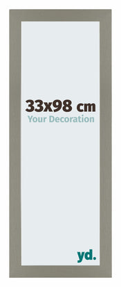 Mura MDF Cornice 33x98cm Gris Davanti Dimensione | Yourdecoration.it