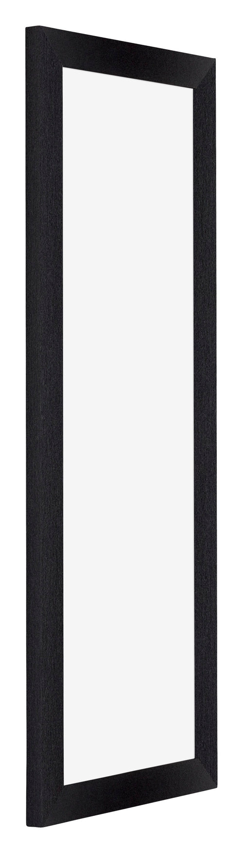 Mura MDF Cornice 33x98cm Negro Mate Davanti Obliquo | Yourdecoration.it