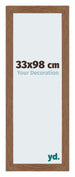 Mura MDF Cornice 33x98cm Roble Rústico Davanti Dimensione | Yourdecoration.it