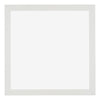 Mura MDF Cornice 35x35cm Bianco Opaco Davanti | Yourdecoration.it