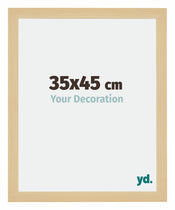 Mura MDF Cornice 35x45cm Acero Decorativo Davanti Dimensione | Yourdecoration.it