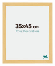 Mura MDF Cornice 35x45cm Faggio Decorativo Davanti Dimensione | Yourdecoration.it