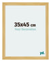 Mura MDF Cornice 35x45cm Pino Decorativo Davanti Dimensione | Yourdecoration.it