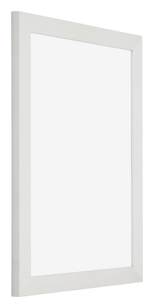 Mura MDF Cornice 36x48cm Bianco Opaco Davanti Obliquo | Yourdecoration.it