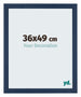 Mura MDF Cornice 36x49cm Azul Oscuro Barrido Davanti Dimensione | Yourdecoration.it