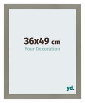 Mura MDF Cornice 36x49cm Gris Davanti Dimensione | Yourdecoration.it