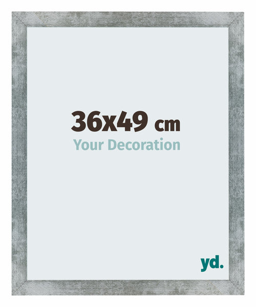 Mura MDF Cornice 36x49cm Hierro Barrido Davanti Dimensione | Yourdecoration.it