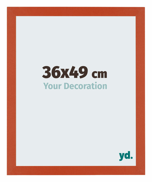 Mura MDF Cornice 36x49cm Naranja Davanti Dimensione | Yourdecoration.it