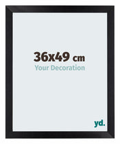 Mura MDF Cornice 36x49cm Negro Mate Davanti Dimensione | Yourdecoration.it