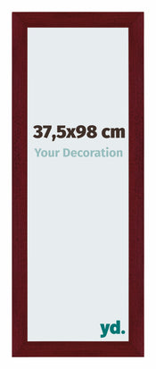 Mura MDF Cornice 37 5x98cm Vino Rosso Spazzato Davanti Dimensione | Yourdecoration.it