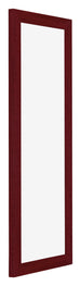 Mura MDF Cornice 37 5x98cm Vino Rosso Spazzato Davanti Obliquo | Yourdecoration.it