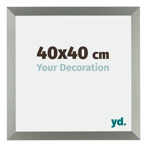 Mura MDF Cornice 40x40cm Champagne Davanti Dimensione | Yourdecoration.it