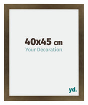 Mura MDF Cornice 40x45cm Bronzo Decorativo Davanti Dimensione | Yourdecoration.it