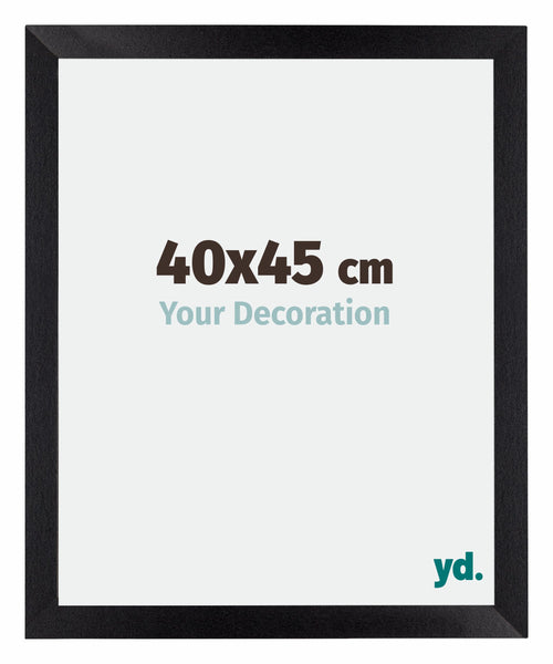 Mura MDF Cornice 40x45cm Nero Opaco Davanti Dimensione | Yourdecoration.it