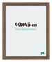 Mura MDF Cornice 40x45cm Noce Scuro Davanti Dimensione | Yourdecoration.it