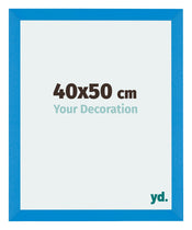 Mura MDF Cornice 40x50cm Blu Acceso Davanti Dimensione | Yourdecoration.it