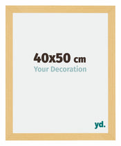 Mura MDF Cornice 40x50cm Faggio Decorativo Davanti Dimensione | Yourdecoration.it