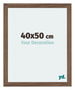 Mura MDF Cornice 40x50cm Noce Scuro Davanti Dimensione | Yourdecoration.it