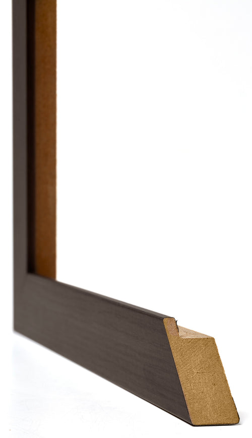 Mura MDF Cornice 40x50cm Quercia Scura Dettaglio Intersezione | Yourdecoration.it