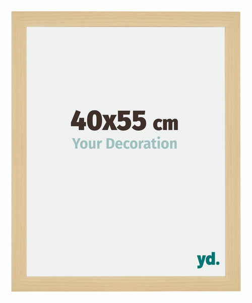 Mura MDF Cornice 40x55cm Acero Decorativo Davanti Dimensione | Yourdecoration.it