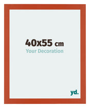 Mura MDF Cornice 40x55cm Arancione Davanti Dimensione | Yourdecoration.it