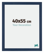 Mura MDF Cornice 40x55cm Blu Scuro Spazzato Davanti Dimensione | Yourdecoration.it