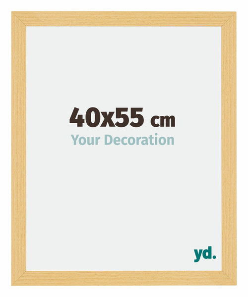 Mura MDF Cornice 40x55cm Faggio Decorativo Davanti Dimensione | Yourdecoration.it