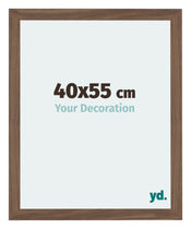 Mura MDF Cornice 40x55cm Noce Scuro Davanti Dimensione | Yourdecoration.it