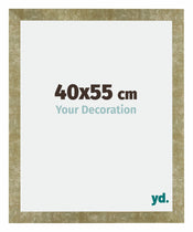 Mura MDF Cornice 40x55cm Oro Antico Davanti Dimensione | Yourdecoration.it