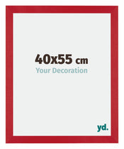 Mura MDF Cornice 40x55cm Rosso Davanti Dimensione | Yourdecoration.it