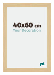 Mura MDF Cornice 40x60cm Acero Decorativo Davanti Dimensione | Yourdecoration.it