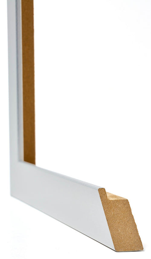 Mura MDF Cornice 40x60cm Alluminio Spazzolato Dettaglio Intersezione | Yourdecoration.it