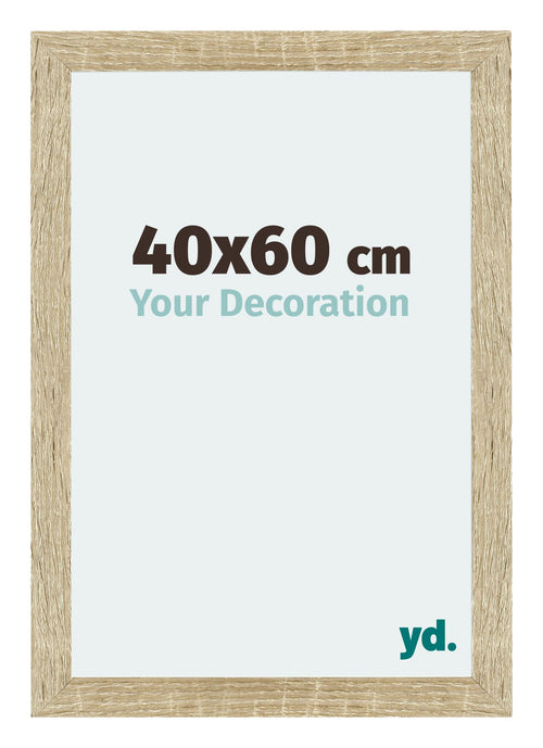 Mura MDF Cornice 40x60cm Rovere Davanti Dimensione | Yourdecoration.it