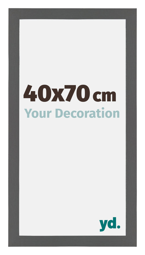 Mura MDF Cornice 40x70cm Antracite Dimensione | Yourdecoration.it